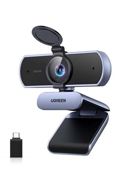 Ugreen 65381 CM831 4K 30Hz Ultra HD Type-C Adaptörlü Mikrofonlu USB Webcam