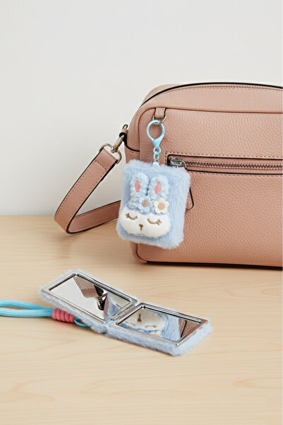 La La'Graccio Paris Lagraccio Paris Plush Rabbit Figured Bag Charm and Foldab...