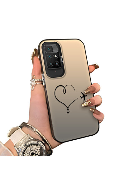 ucuc حافظة حماية للعدسات من السيليكون الصلب الأكريليكي المتوافق مع Redmi 10 ب...