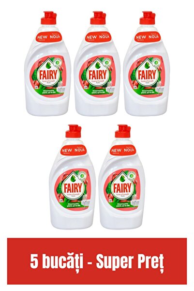 Fairy LIQUID DISHWASHING DETERGENT 450ML POMEGRANATE x5