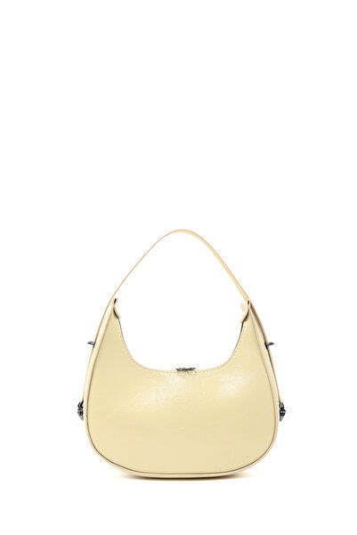 SHAKA Wrinkled Textured Yellow Shk110 Zippered Hand, Arm and Shoulder Bag wit...