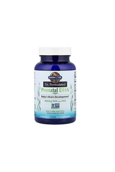 GARDEN OF LIFE Dr. Formulated Vegan prenatal DHA 30 capsule moi -