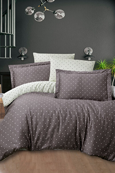 First Choice طقم غطاء لحاف مزدوج من القطن الساتان بنسبة 100% 200 TC (80 خيطًا...