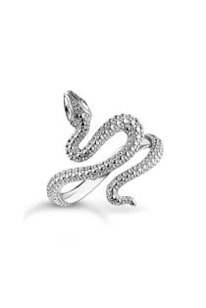 Thomas Sabo Silver Snake Ring Tempting Romance