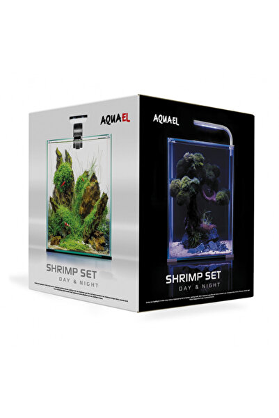 Aquael Shrimp Set Smart Black-Day & Night[Volume - 30L]
