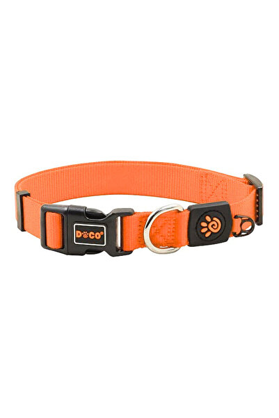 Doco Signature Nylon Collar (DCSN002)[Color - Orange, Size - M]