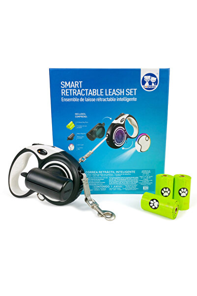 Dogness طقم مقود ذكي قابل للسحب - R04