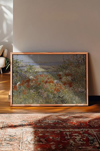 Postifull Vintage Painting, Wooden Framed Poster, Vintage Wall Decor