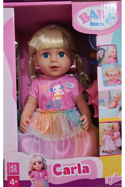 BİRAY Baby Born Kız Kardeş Bebek Carla 43 cm