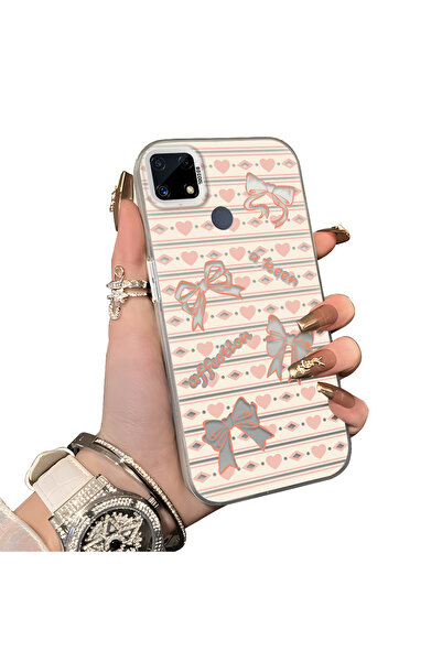 ucuc حافظة حماية للعدسات من السيليكون الصلب الأكريليكي المتوافق مع Realme C25...