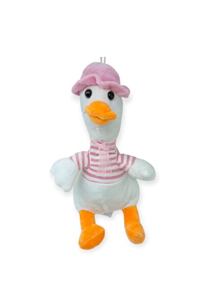 Vardem حيوانات قطيفة لطيفة مقاس 25 سم - بطة وردية