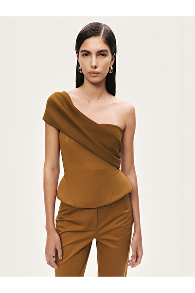 Nocturne Tek Omuz Detaylı Büstiyer