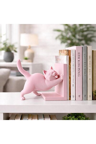 Basart Kedi Tasarımlı Kitap Desteği - 3D Baskı Özel Seri