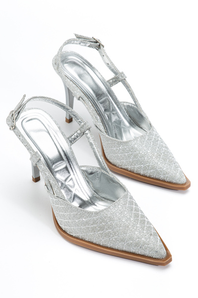 ELEVAM Women's Open Back Pointed Toe Stiletto