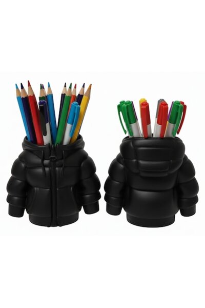 OEM Pencil and Pen Holder in the Shape of a Jacket - Black