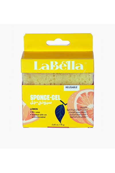 Labella جل إسفنجي بالليمون قابل لإعادة الاستخدام - 75 غرام