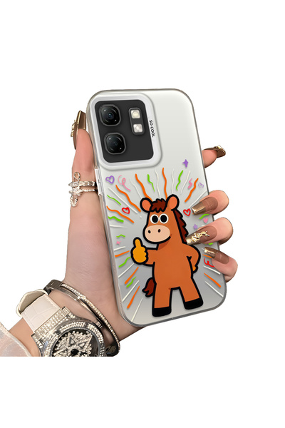 ucuc حافظة حماية للعدسات من السيليكون الصلب الأكريليكي المتوافق مع هاتف Infin...