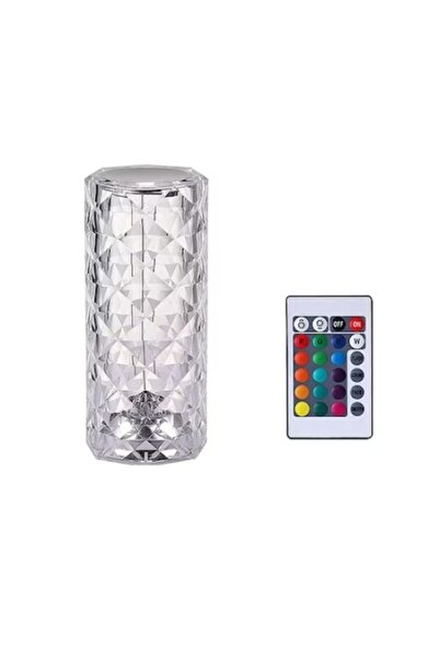 FOXMAG24 Decorative table lamp with remote control, touch dimming, made of gl...