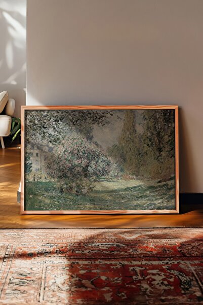 Postifull Vintage Painting, Wooden Framed Poster, Vintage Wall Decor