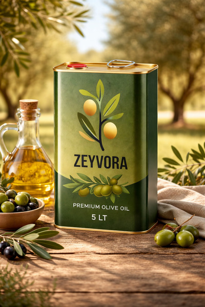 Zeyvora Premium Soğuk Sıkım Zeytinyağı (5Lt)