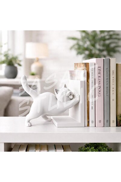 Basart Kedi Tasarımlı Kitap Desteği - 3D Baskı Özel Seri