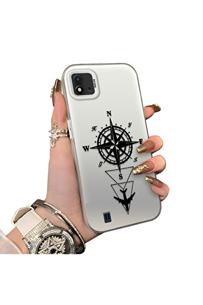 ucuc حافظة حماية للعدسات من السيليكون الصلب الأكريليكي المتوافق مع Realme C20...