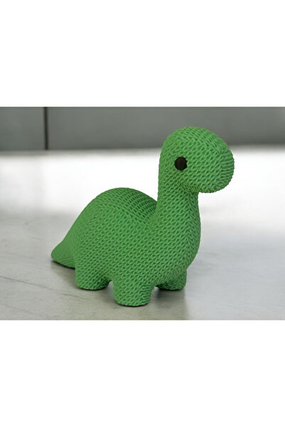 Anka Atolye Örgü Görünümlü Sevimli Dinozor Figür / Oyuncak (10 cm) – Dekorati...