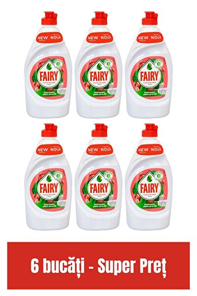 Fairy LIQUID DISHWASHING DETERGENT 450ML POMEGRANATE x6