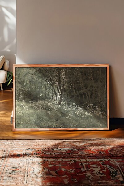 Postifull Tablou vintage, poster cu rama din lemn, decor de perete vintage