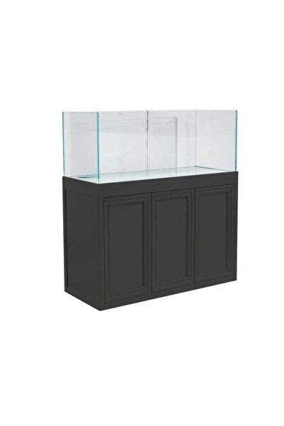 Karis Crystal Clear Aquarium with Cabinet -Black[Dimension - 1200x500x450mm]