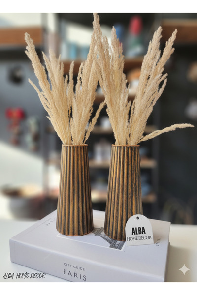 Alba Home Decor Bohem tarzı 2 li vazo Seti