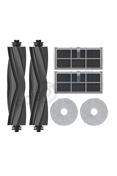 robotyedek Set de mopuri cu filtru Hepa pentru perie din cauciuc Dreame L40 U...