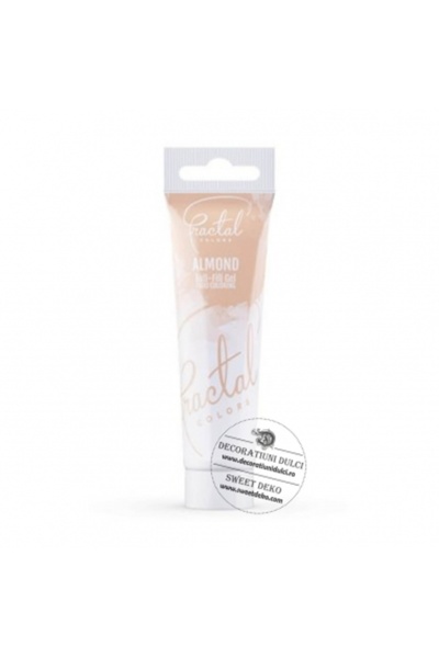 Decoratiuni Dulci Colorant gel alimentar migdala, Fractal full-fill gel almond