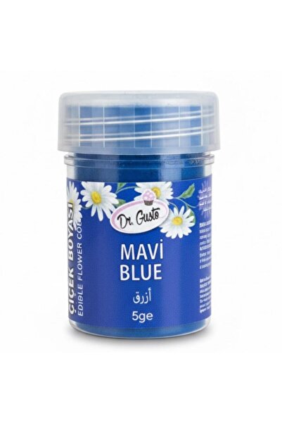 Dr. Gusto Mavi Yenilebilir Şeker Hamuru Figür ve Çiçek Boyası 5 Gr