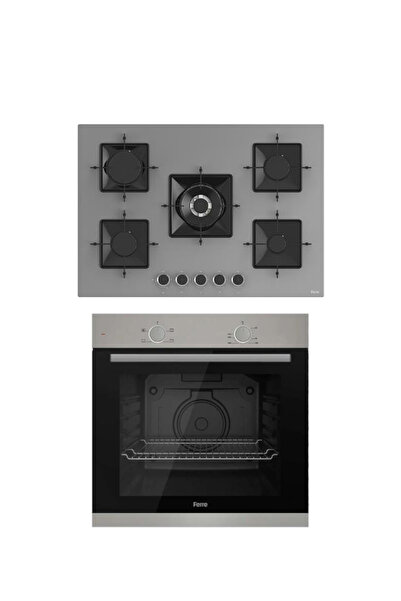 Ferre MEGA PLUS SERİSİ 2'Lİ CAM ANKASTRE SET (XE61MDV-SS038)