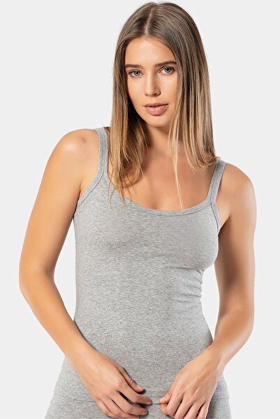 TÜREN Women's Lycra Cotton Undershirt with Rope Straps