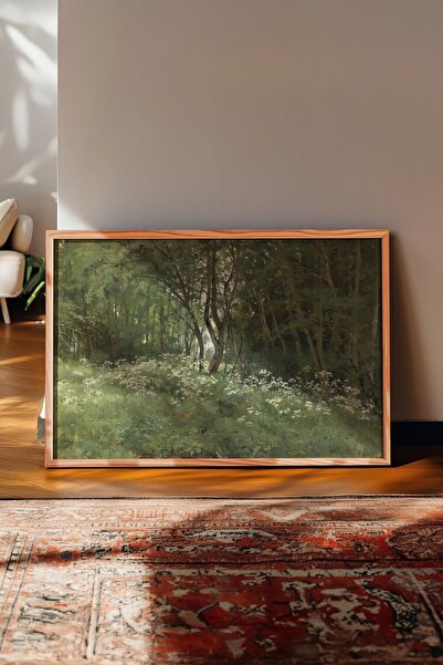 Postifull Vintage Painting, Wooden Framed Poster, Vintage Wall Decor