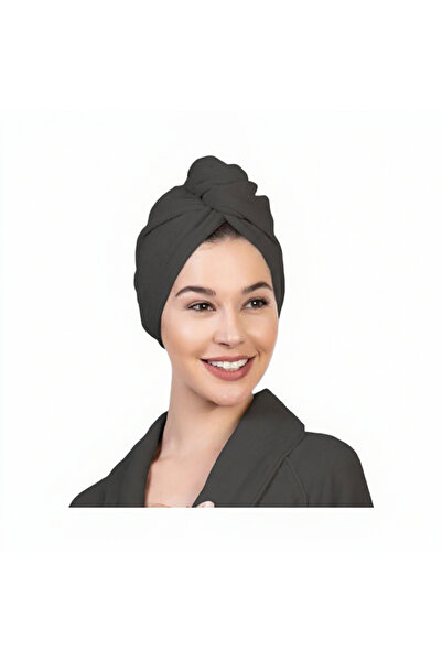 arashomecollection قبعة شعر بأزرار مصنوعة من القطن بنسبة 100% - منشفة رأس سري...