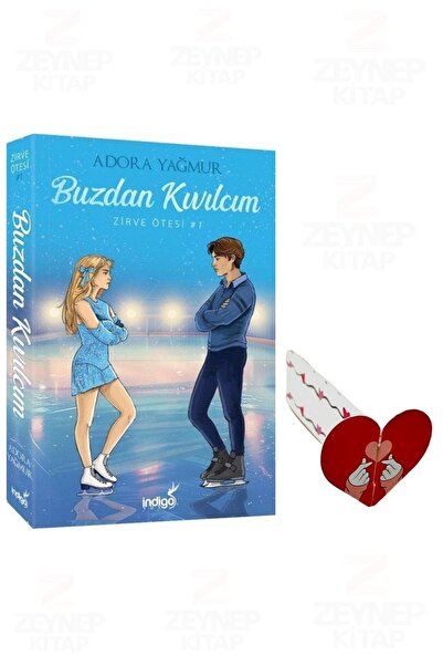 İndigo Kitap Buzdan Kıvılcım(KARTON KAPAK)Özel Tasarım Kalp Ayraç Hediyeli
