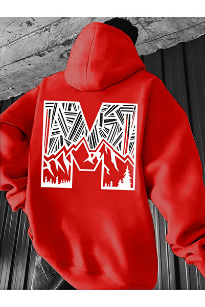 ALEYZA MODA Unisex Men/Women m Letter Back Colorful Custom Printed Cotton Ove...