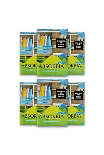 Absorbia Moisture Absorber Hanging Pouch with Activated Charcoal | Pack of 6 ...