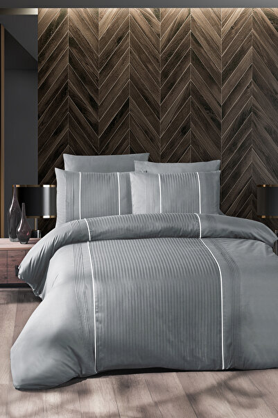 First Choice Elegant 100 Pamuk 150 TC (56 Tel) Jakarlı Çift Kişilik Nevresim ...