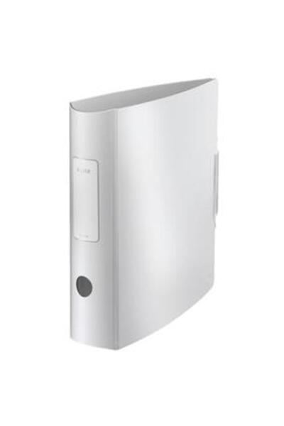 Leitz Dosar laminat cu pârghie, 7,5 cm, 180 de grade, alb, stil arctic