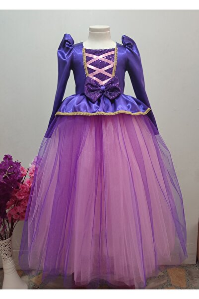 BOZTAŞ BEBE Rapunzel Costume & Girls' Birthday Dress & Rapunzel Long-Sleeved ...