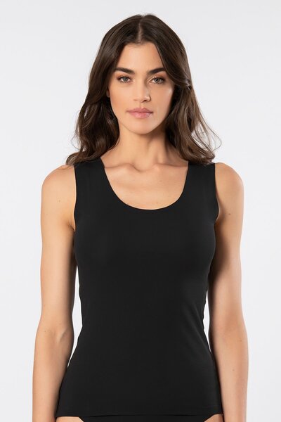 TÜREN Women's Laser Cut Cotton Undershirt