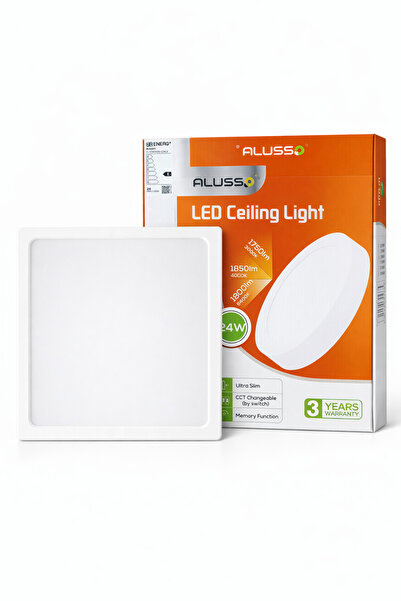 ALUSSO LED Panel Ceiling Light – Square Model