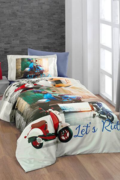 First Choice Jonas 100% Cotton Satin 200 Tc (80 Thread) Single Duvet Cover Set