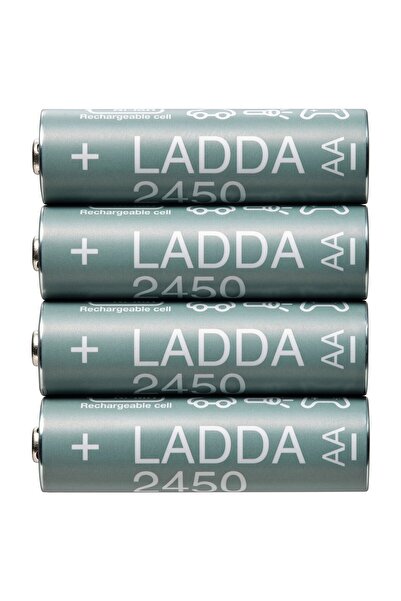 IKEA LADDA Rechargeable Battery, HR 06 AA 1.2 V, 2450 mAh
