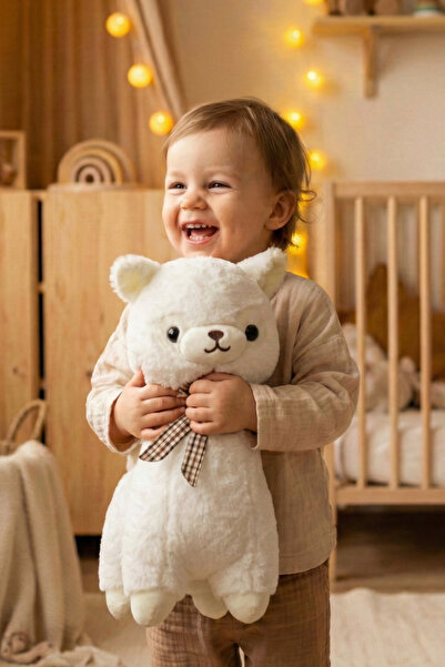 craftivio Yumuşacık Sevimli Lama Büyük Boy Peluş Oyuncak 50 Cm