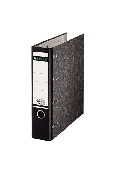 Leitz Marbled Lever Arch File Two Mechanisms 8 Cm 180 Degree